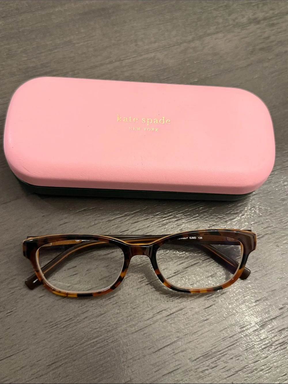 Kate Spade Blakely 0JMD 135 Tortoise Shell Eyeglasses with Pink Case